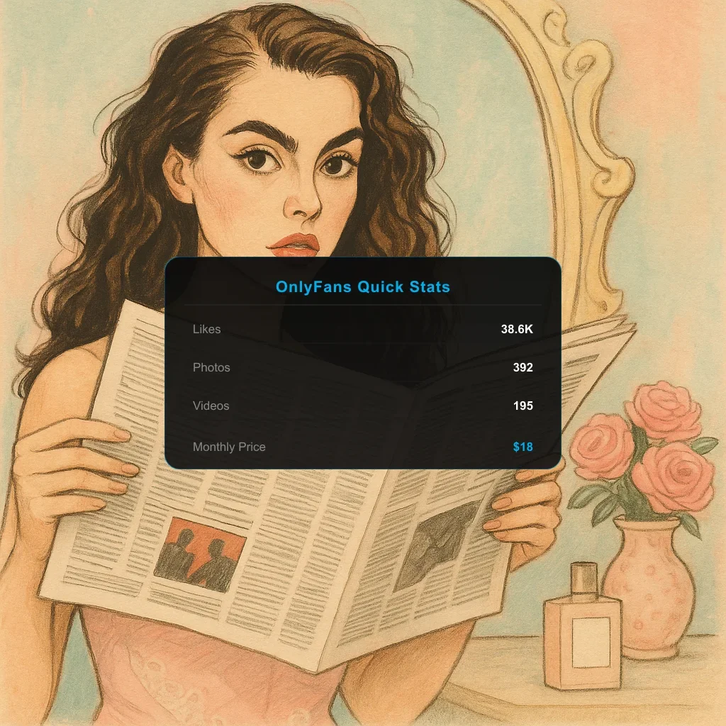 anattraction Portrait illustration + onlyfans Quick Peek overlay